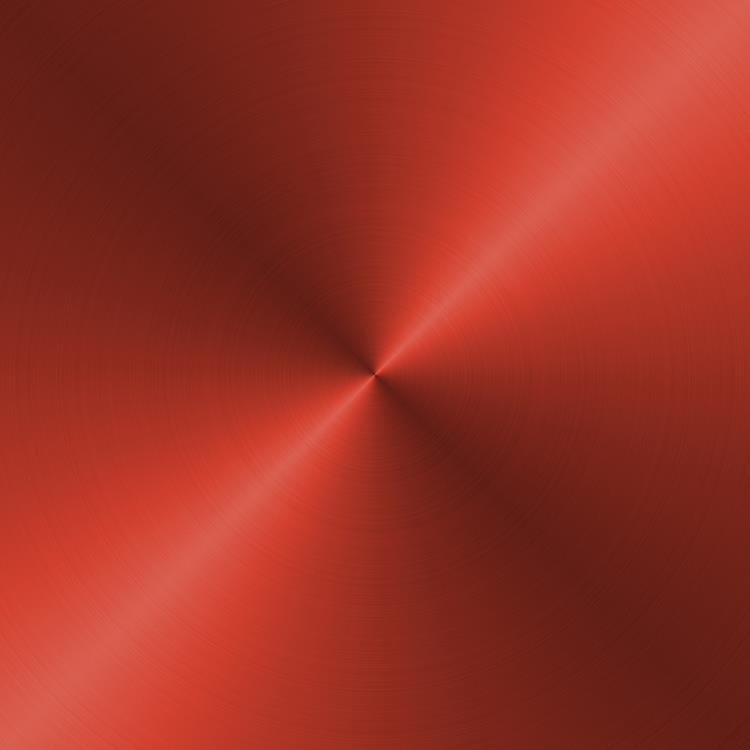 Circular Brushed Red Metal Texture